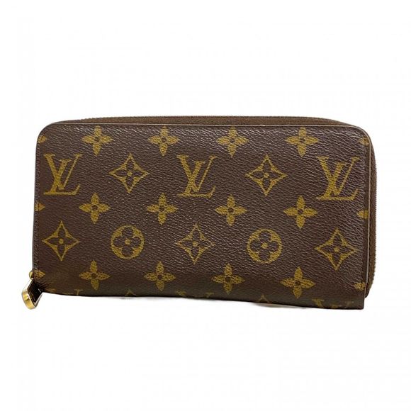 Louis Vuitton Monogram Zippy Wallet M60017 Brown  Men's Women's Unisex - Picture 1 of 16